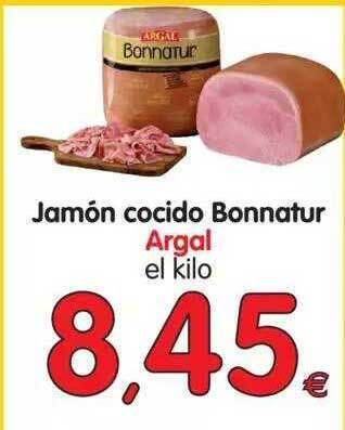 Alimerka Argal Jamón Cocido Bonnatur oferta