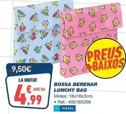 Bureau Vallée Viquel - bossa berenar lunchy bag oferta