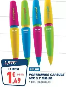 Bureau Vallée Milán - portamines capsule mix 0.7 mm 2b oferta