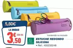 Bureau Vallée Exacompta - estuche redondo silicona oferta