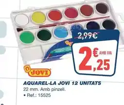 Bureau Vallée Jovi - aquarel-la 12 unitats oferta
