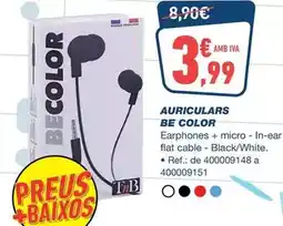 Bureau Vallée Auriculars be color oferta