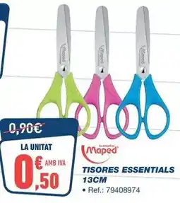 Bureau Vallée Maped - tisores essentials 13cm oferta