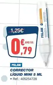 Bureau Vallée Milán - corrector liquid mini 5 ml oferta