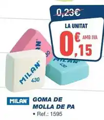 Bureau Vallée Milán - goma de molla de pa oferta