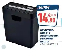 Bureau Vallée Up office uod611 destructora de corte recto oferta