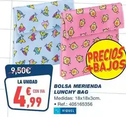 Bureau Vallée Viquel - bolsa merienda lunchy bag oferta