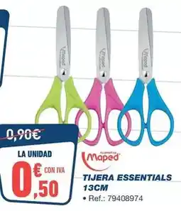 Bureau Vallée Maped - tijera essentials 13cm oferta