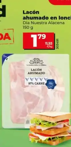 Dia Dia nuestra alacena - lacon ahumado en lonchas oferta