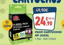 Bureau Vallée Hp - pack cartuchos 305xl oferta