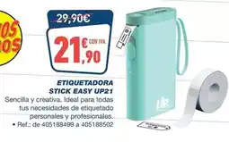 Bureau Vallée Etiquetasdora stick easy up21 oferta