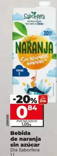 Dia Dia saborfera - bebida de naranja sin azucar oferta