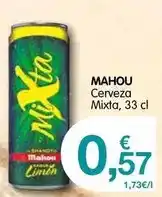 CashDiplo Mahou - cerveza mixta oferta