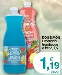 CashDiplo Don simón - limonada frambuesa o fresa oferta