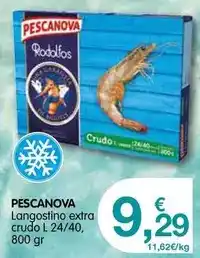CashDiplo Pescanova - langostino extra crudo oferta