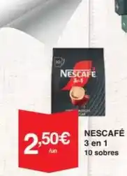Nescafé - 3 en 1 10 sobres
