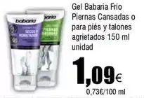 FROIZ Babaria - gel frío piernas cansadas o para piés y talones agrietados oferta