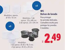 Lidl W5 Bolsas de lavado oferta
