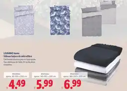 Lidl LIVARNO HOME Sábana bajera de microfibra oferta