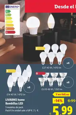 Lidl LIVARNO HOME Bombillas LED oferta