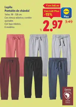 Lidl LUPILU Pantalón de chándal oferta
