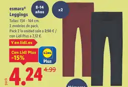 Lidl ESMARA Leggings oferta