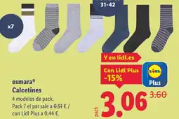 Lidl ESMARA Calcetines oferta