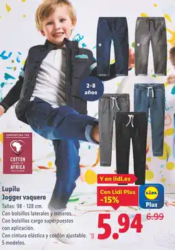 Lidl LUPILU Jogger vaquero oferta