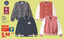 Lidl LUPILU Chaqueta college oferta