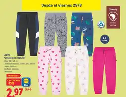 Lidl LUPILU Pantalón de chándal oferta