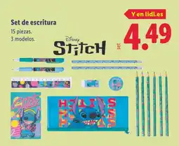 Lidl Set de escritura oferta