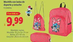 Lidl Mochila con bolsa de deporte y estuche oferta