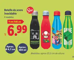 Lidl Botella de acero inoxidable oferta