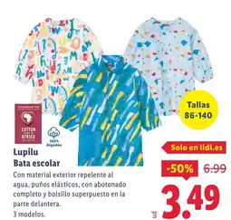 Lidl LUPILU Bata escolar oferta