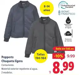 Lidl PEPPERTS Chaqueta ligera oferta