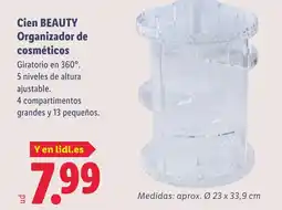 Lidl CIEN BEAUTY Organizador de cosméticos oferta