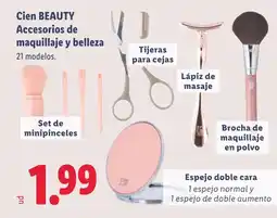 Lidl CIEN BEAUTY Accesorios de maquillaje y belleza oferta