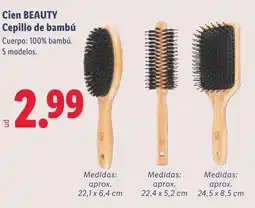 Lidl CIEN BEAUTY Cepillo de bambú oferta