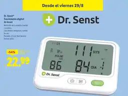 Lidl DR. SENST Tensiómetro digital de brazo oferta