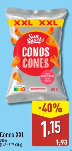 ALDI SUN SNACKS Conos XXL oferta