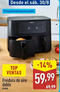 ALDI Freidora de aire doble oferta