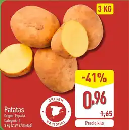 ALDI Patatas oferta