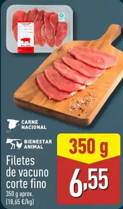ALDI Filetes de vacuno corte fino oferta