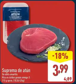 ALDI Suprema de atún oferta