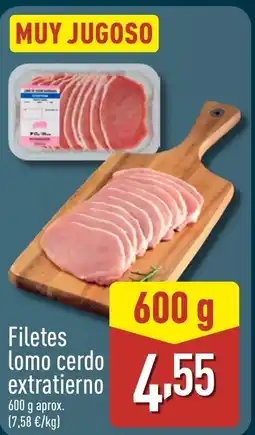ALDI Filetes lomo cerdo extratierno oferta