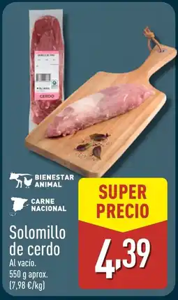 ALDI Solomillo de cerdo oferta