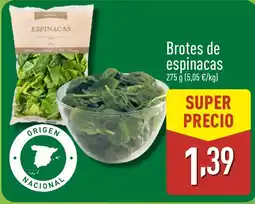 ALDI Brotes de espinacas oferta