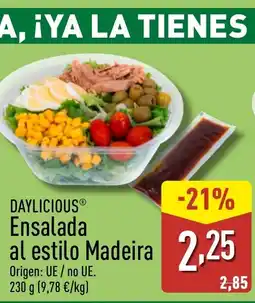 ALDI DAYLICIOUS Ensalada al estilo Madeira oferta