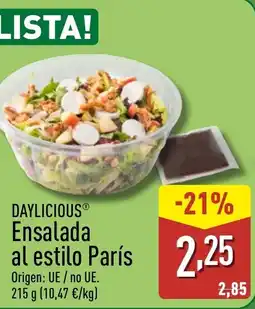 ALDI DAYLICIOUS Ensalada al estilo Paris oferta
