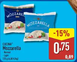 ALDI CUCINA Mozzarella oferta